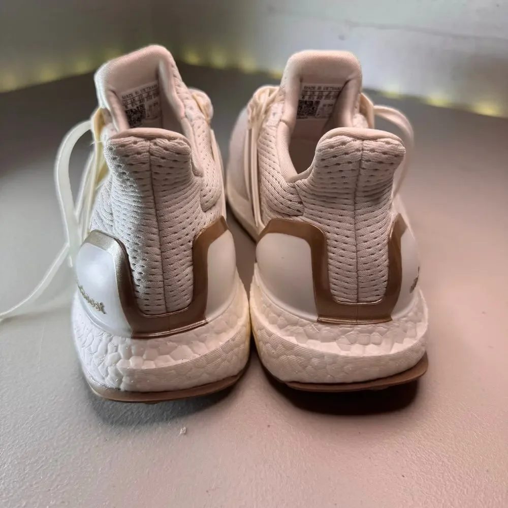 adidas ultraboost 1.0 women’s 8 off white cyber metallic warm vanilla JR3144